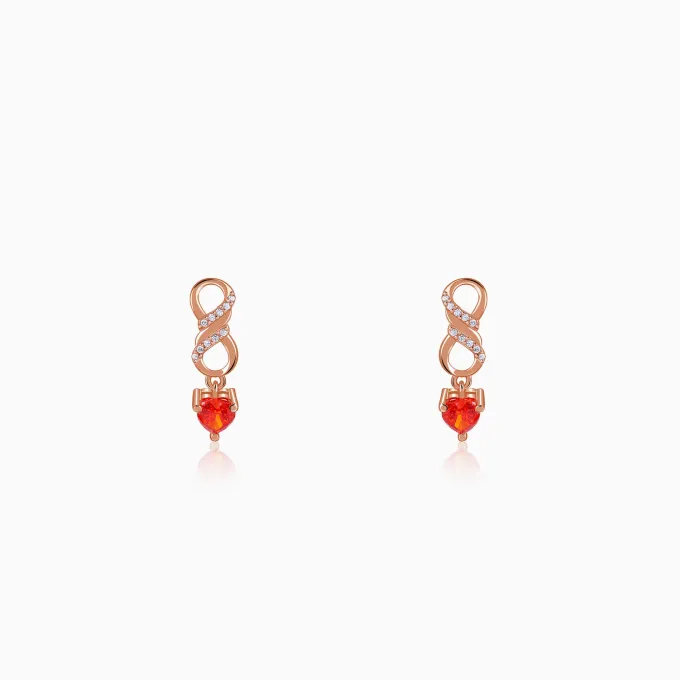 Rose Gold Choosing You Earrings