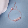Rose Gold Circular Grace Bracelet