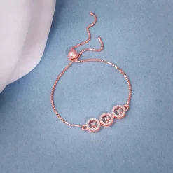 Rose Gold Circular Grace Bracelet