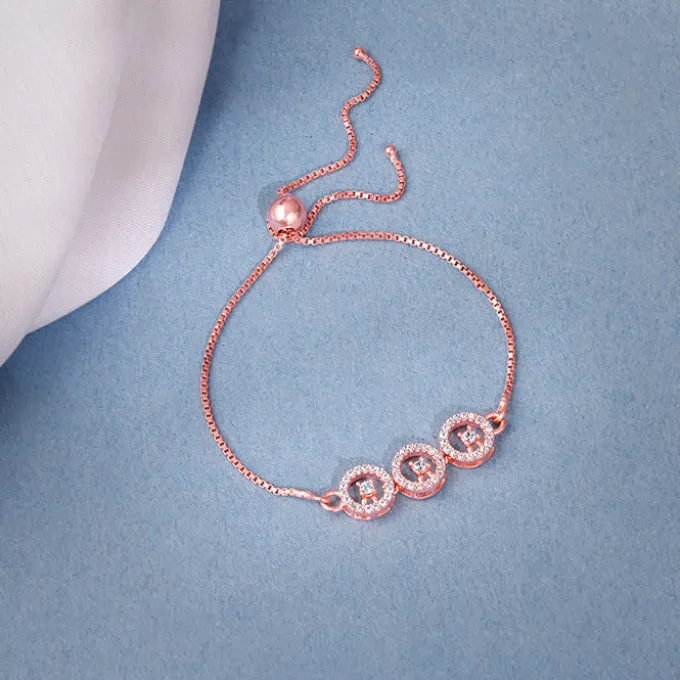 Rose Gold Circular Grace Bracelet