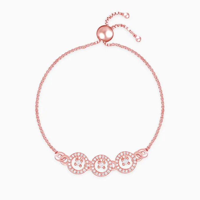 Rose Gold Circular Grace Bracelet