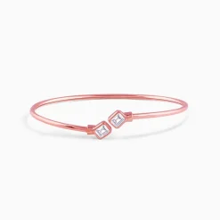 Rose Gold Classic Baguette Bracelet