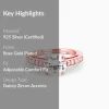 Rose Gold Classic Shimmering Ring