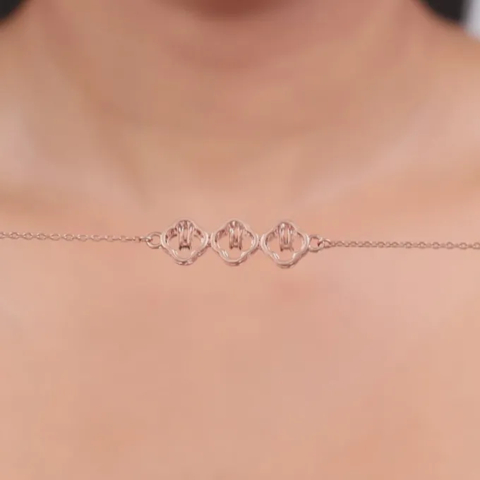 Rose Gold Classic Spark Necklace