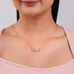 Rose Gold Classic Spark Necklace