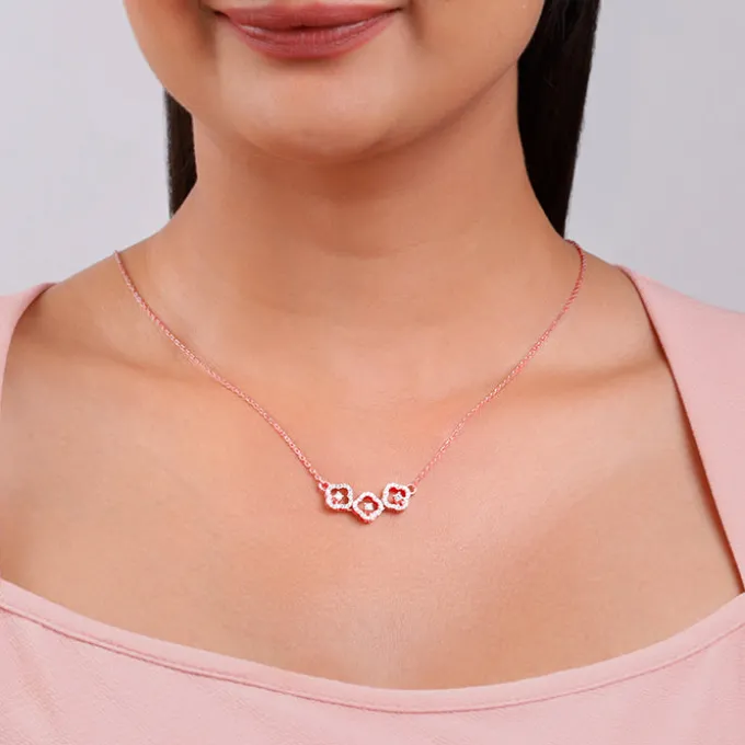 Rose Gold Classic Spark Necklace