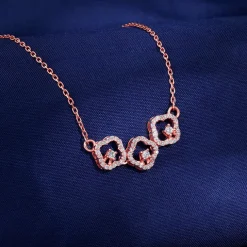 Rose Gold Classic Spark Necklace
