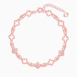 Rose Gold Clover Bracelet