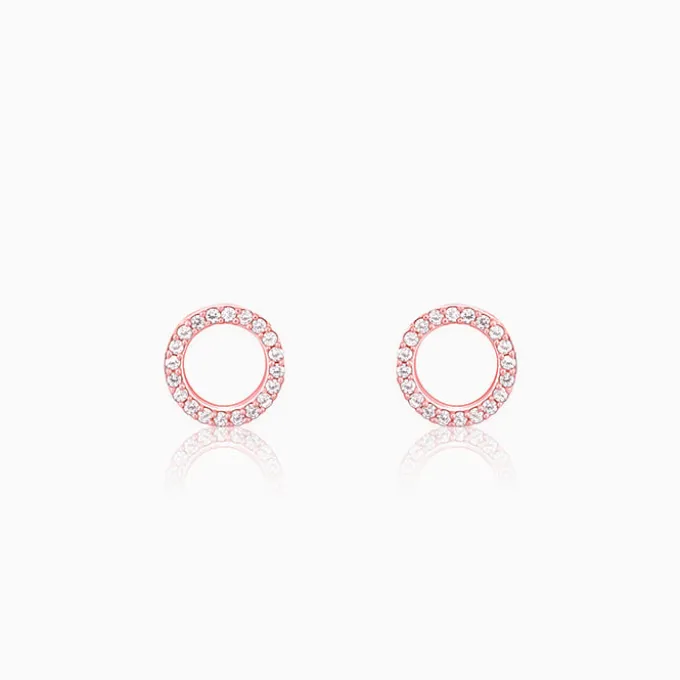 Rose Gold Connected for Life Earrings