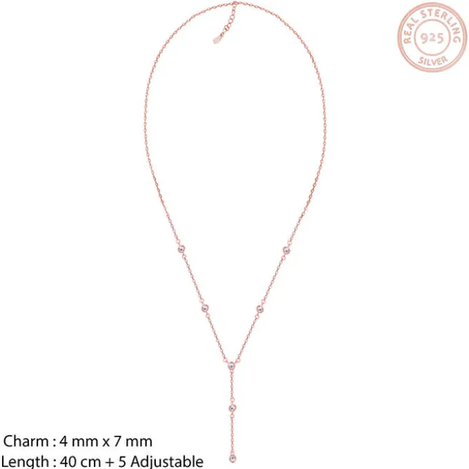 Rose Gold Constellation Y-Necklace