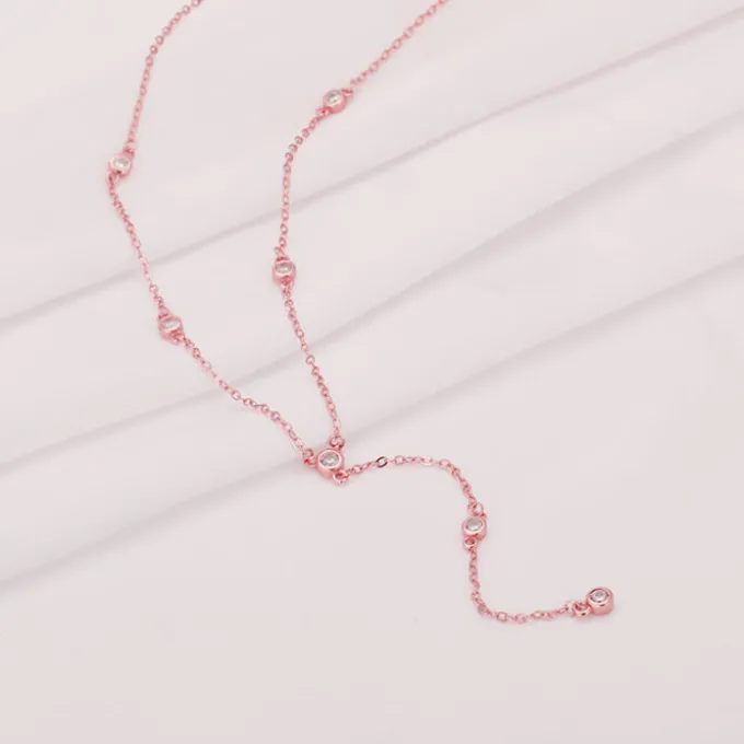 Rose Gold Constellation Y-Necklace