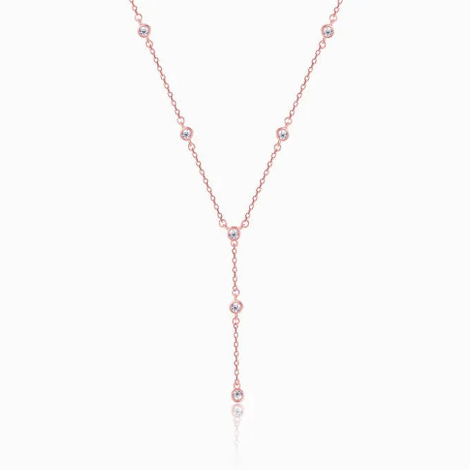 Rose Gold Constellation Y-Necklace