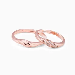 Rose Gold Couple Goals Ring