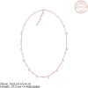 Rose Gold Covered In Charm Neckalce