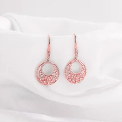 Rose Gold Crescent Affair Earrings