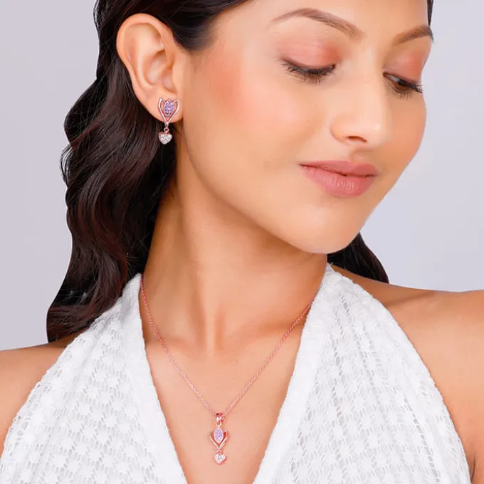 Rose Gold Crocus Grace Set