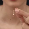 Rose Gold Crown Earrings