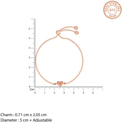 Rose Gold Cupid Bracelet