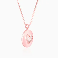Rose Gold CustomEveryday Better Pendant With Link Chain
