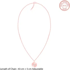 Rose Gold CustomEveryday Better Pendant With Link Chain