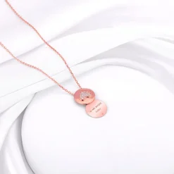 Rose Gold CustomEveryday Better Pendant With Link Chain