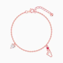 Rose Gold Cute Love Bracelet