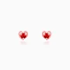 Rose Gold Cute Love Studs