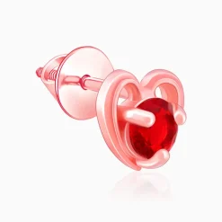 Rose Gold Cute Love Studs