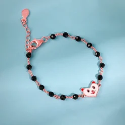 Rose Gold Cute Nazariya Boo Kids Bracelet (2 - 8Years)