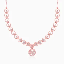 Rose Gold Daisy Necklace