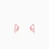 Rose Gold Dazzling Butterfly Earrings