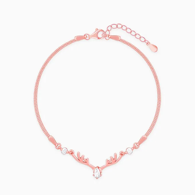 Rose Gold Deer Bracelet