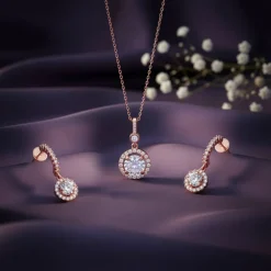 Rose Gold Drizzle Drop Set