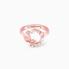 Rose Gold Drop Wreath Ring