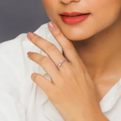 Rose Gold Dual Feat Ring