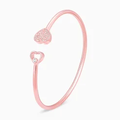 Rose Gold Dual Heart Bracelet