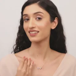 Rose Gold Duo Heart Necklace