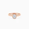 Rose Gold Eclipse Lab Grown Diamond Ring