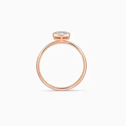 Rose Gold Eclipse Lab Grown Diamond Ring