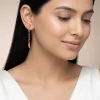 Rose Gold Edge in Blush Dangler Earrings