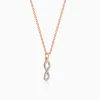 Rose Gold Elara Lab Grown Diamond Pendant
