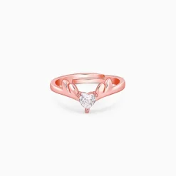 Rose Gold Elegant Deer Ring