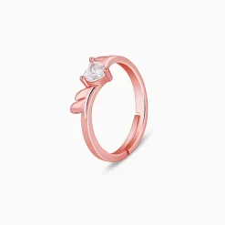 Rose Gold Elegant Deer Ring