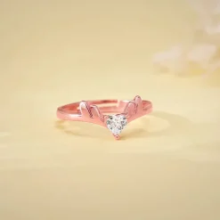 Rose Gold Elegant Deer Ring