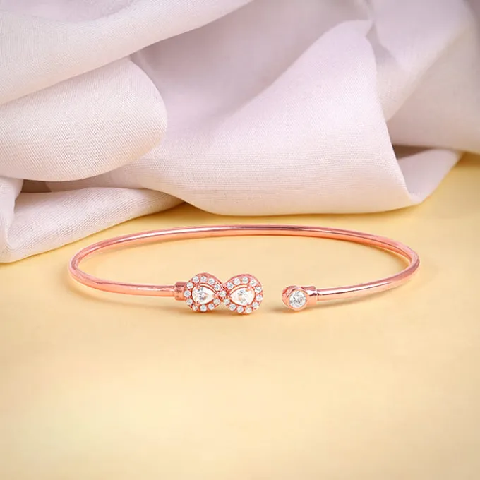Rose Gold Endless Shenanigans Cuff Bracelet
