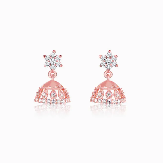 Rose Gold Enticing Jhumki