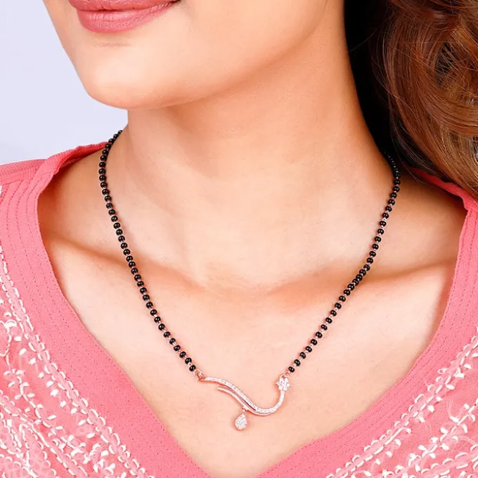 Rose Gold Eternal Tie Mangalsutra