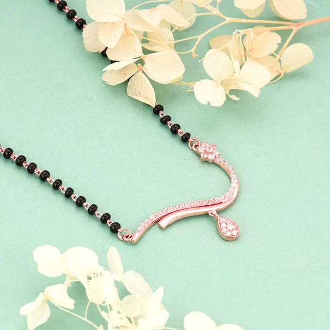 Rose Gold Eternal Tie Mangalsutra