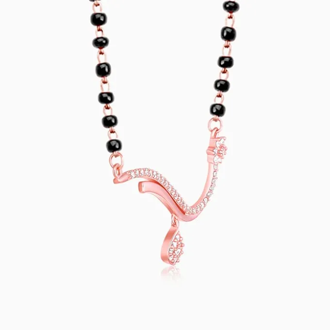 Rose Gold Eternal Tie Mangalsutra