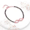Rose Gold Eternity Mangalsutra Bracelet